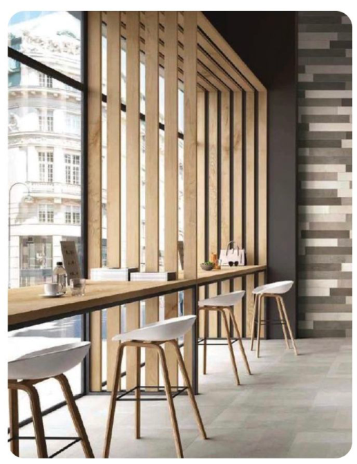 Coffee bar la vitrină